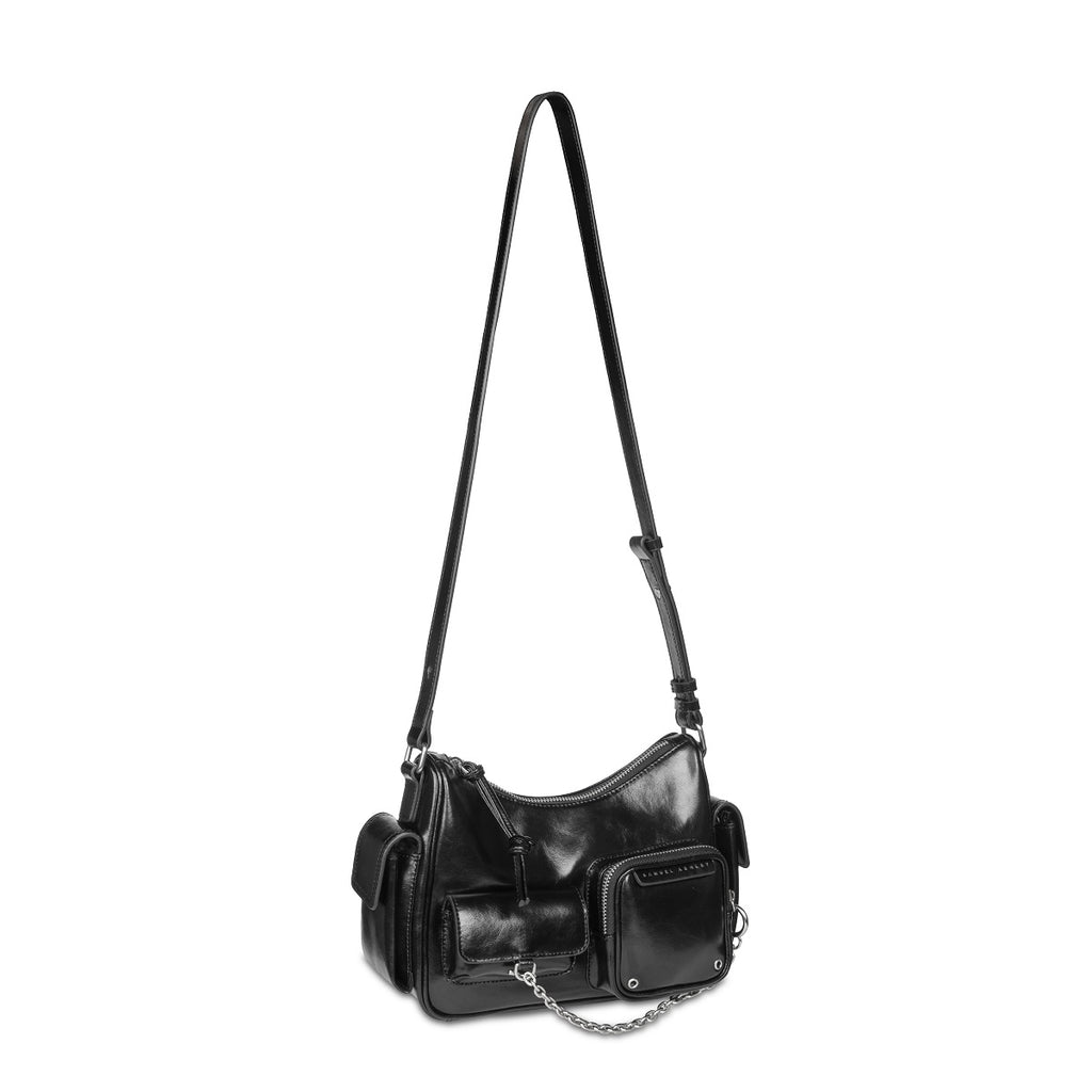 Samuel Ashley - Avril Leather Crossbody Bag in black