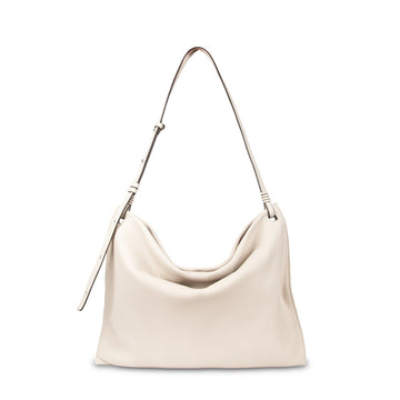 Samuel Ashley - Breezy East-West Leather Tote in sea salt