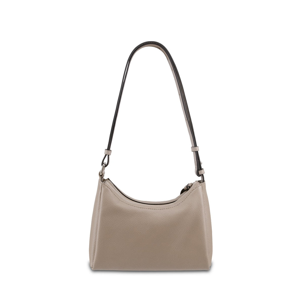 Samuel Ashley - Cameron Leather Shoulder Bag in etoupe