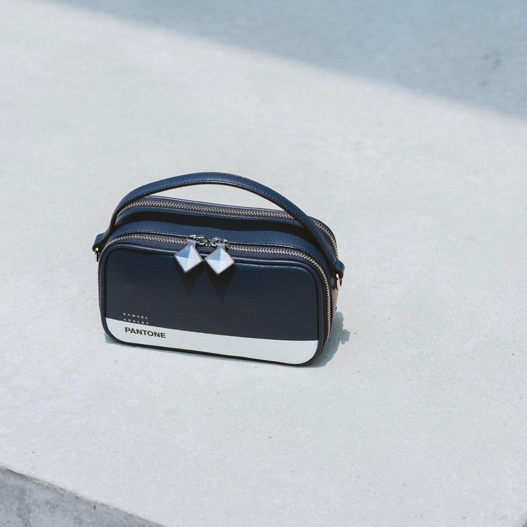 Samuel Ashley x Pantone Leather Satchel Bag