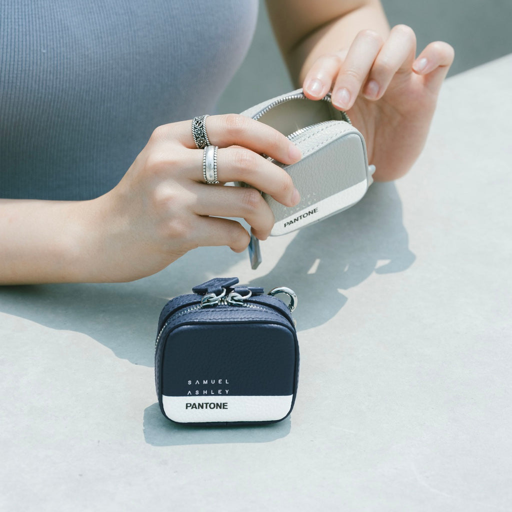 Samuel Ashley x Pantone Leather Key Chain Pouch