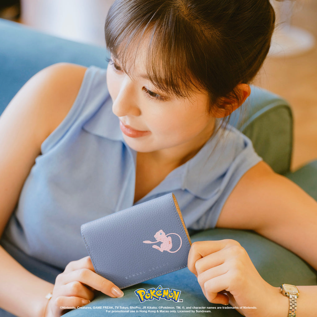 Samuel Ashley - Pokémon Bi-fold Leather Wallet in denim