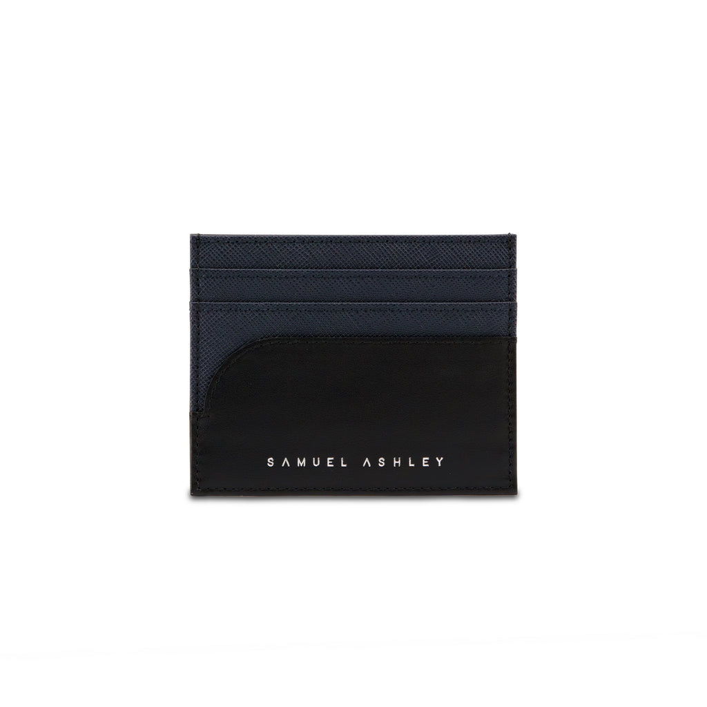 Samuel Ashley - Flynn Leather Card Holder in black