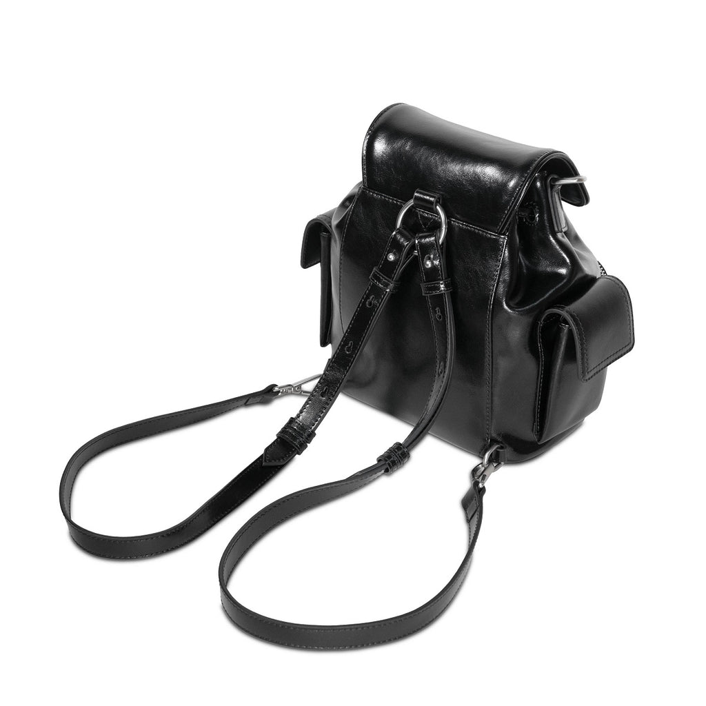 Samuel Ashley - Haari Leather Backpack in black
