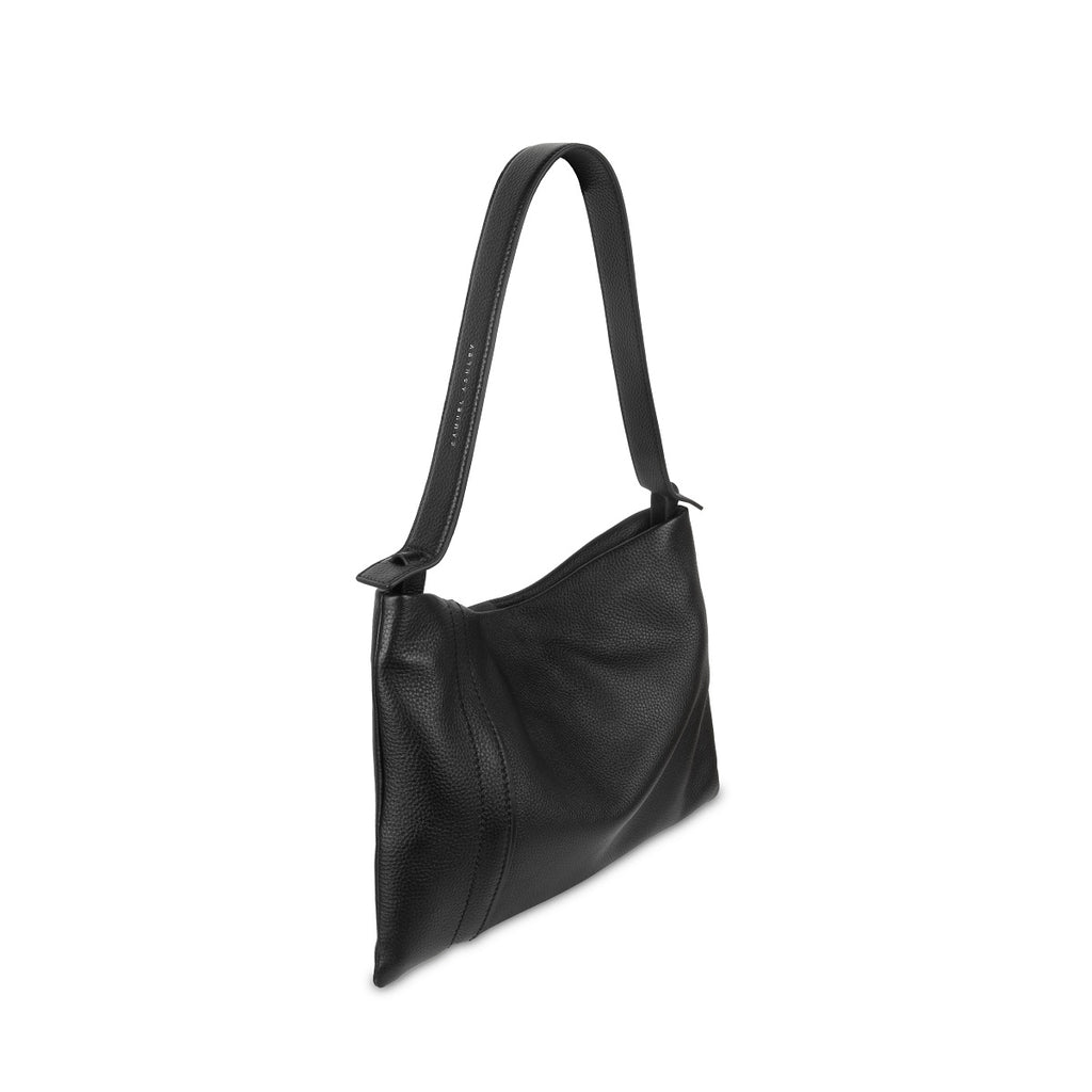 Samuel Ashley - Jemma Leather Shoulder Bag in black