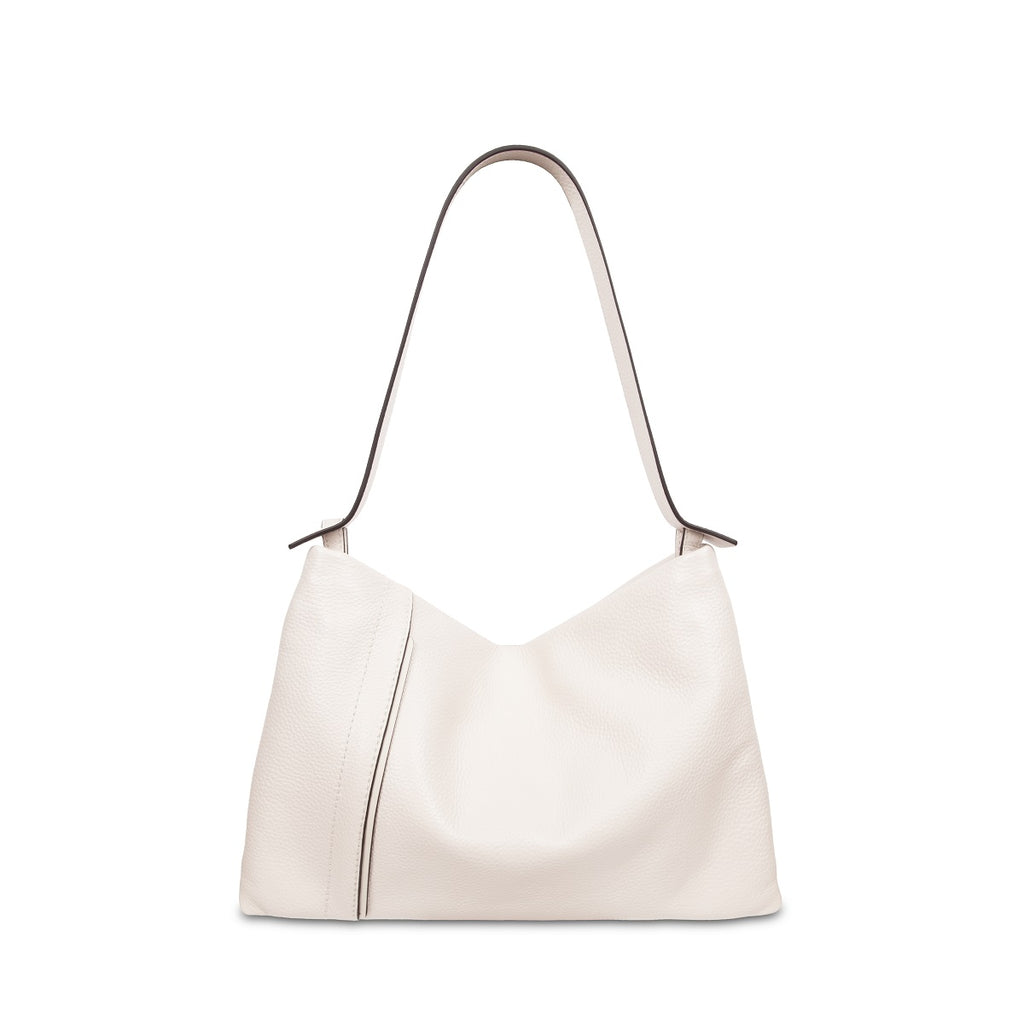 Samuel Ashley - Jemma Leather Shoulder Bag in craie