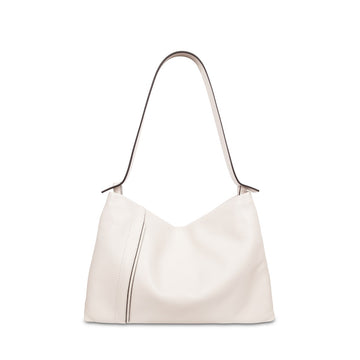 Samuel Ashley - Jemma Leather Shoulder Bag in craie