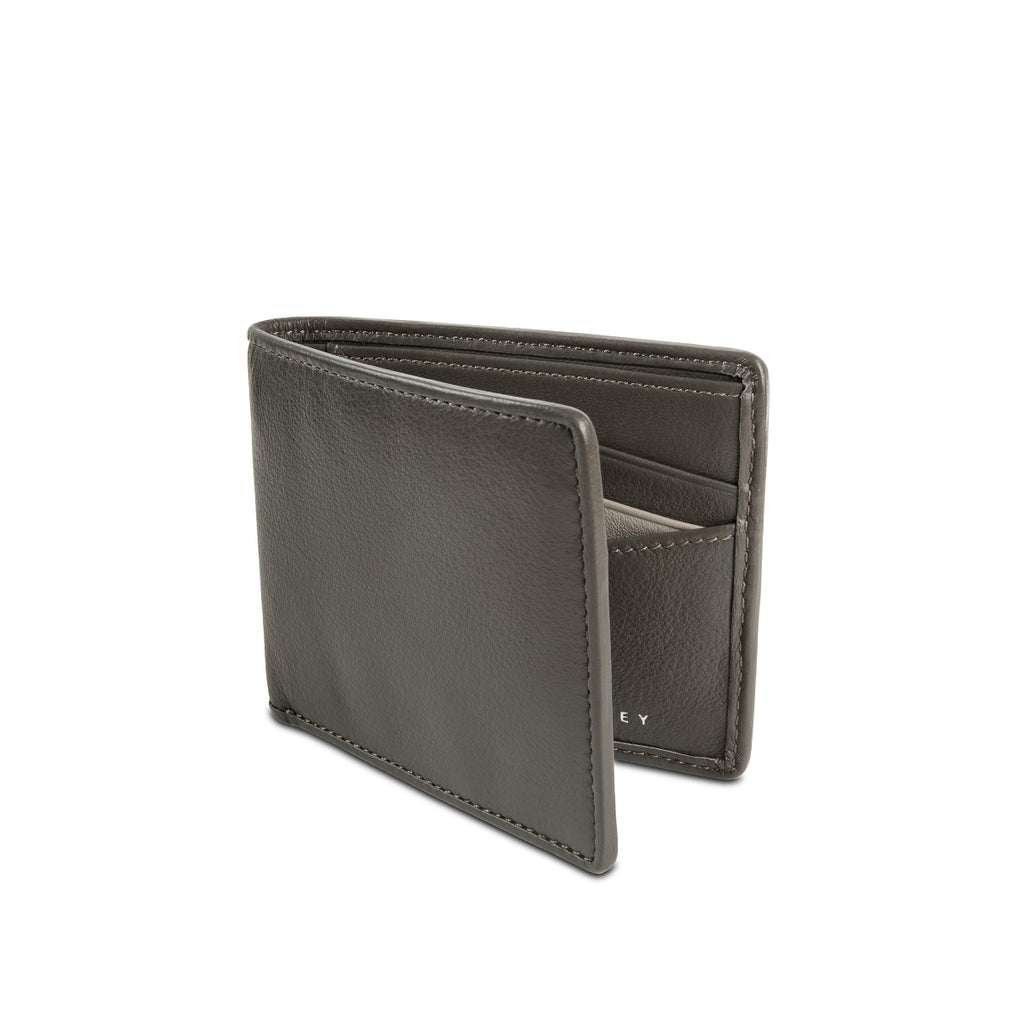Samuel Ashley - Liam Leather Bi-fold Wallet (RFID) in storm grey