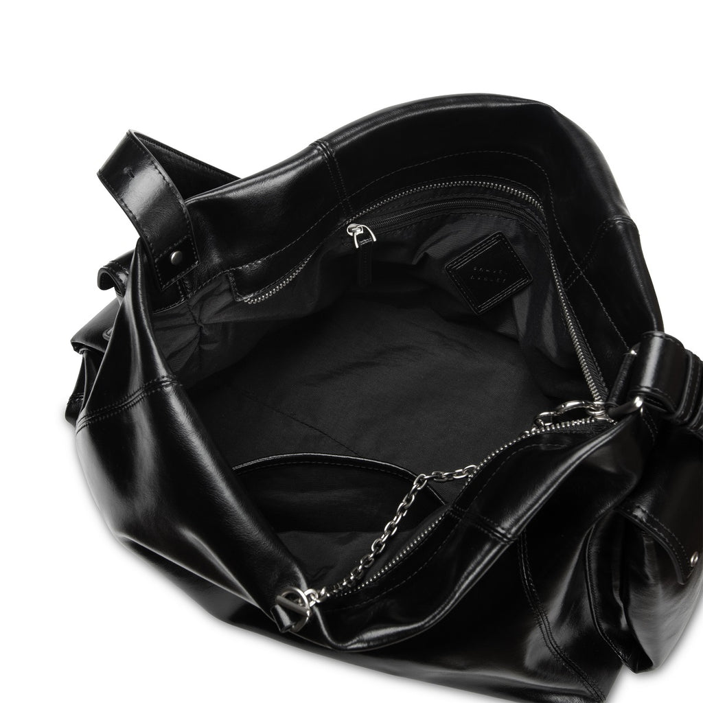 Samuel Ashley - Marley Leather Hobo in black