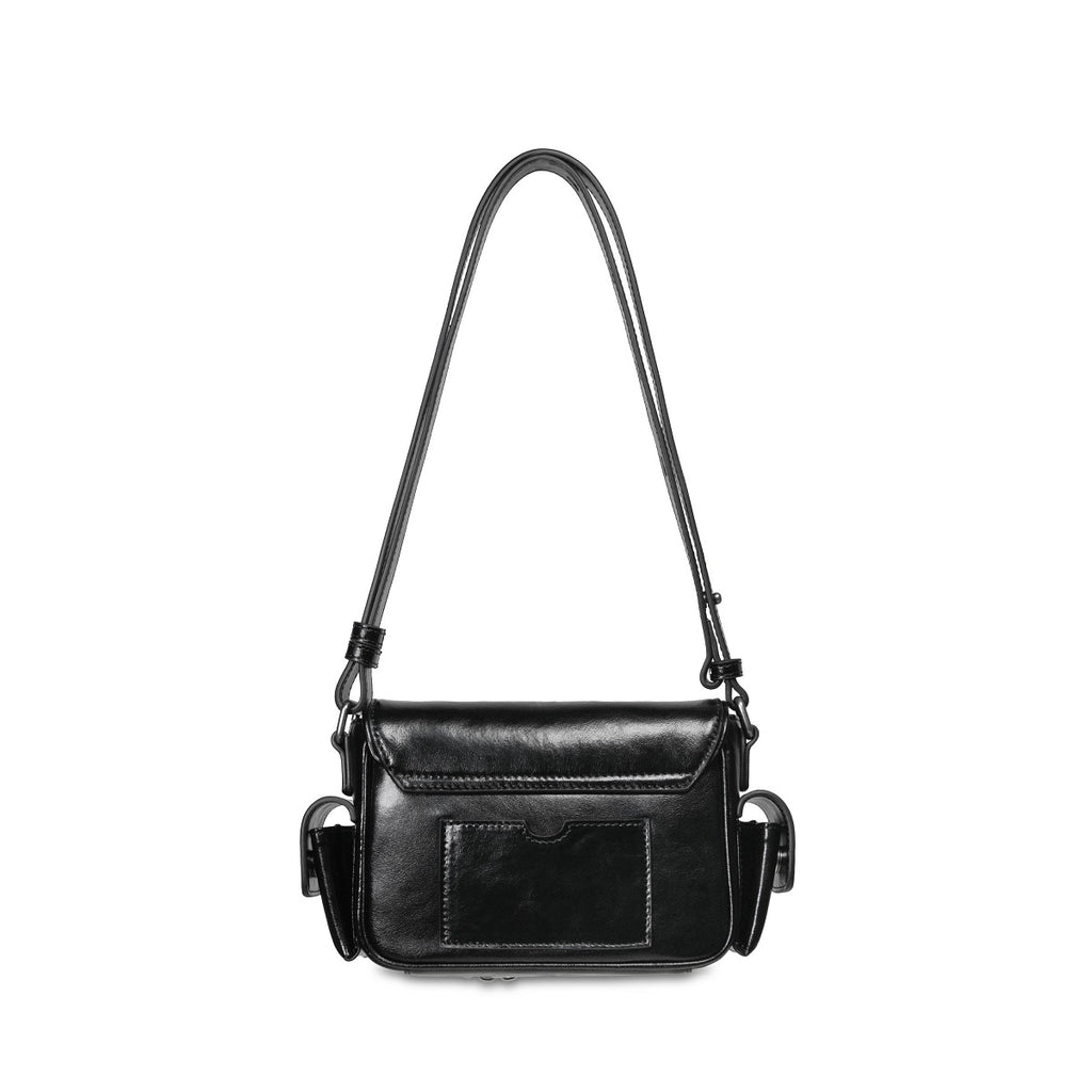 Samuel Ashley - Moona Leather Camera Bag in black