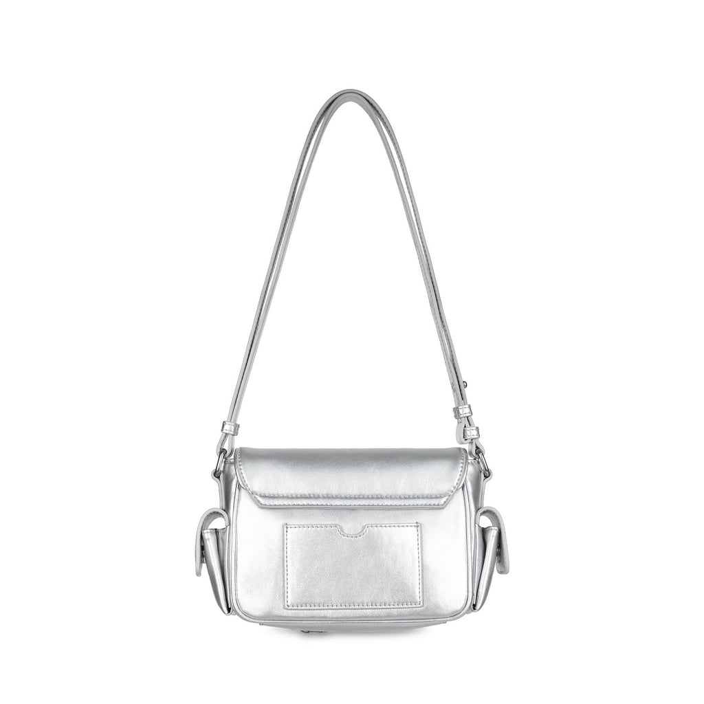 Samuel Ashley - Moona Leather Camera Bag in silver