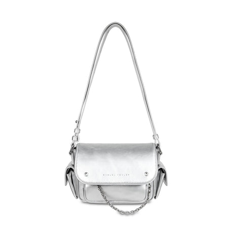 Samuel Ashley - Moona Leather Camera Bag in silver
