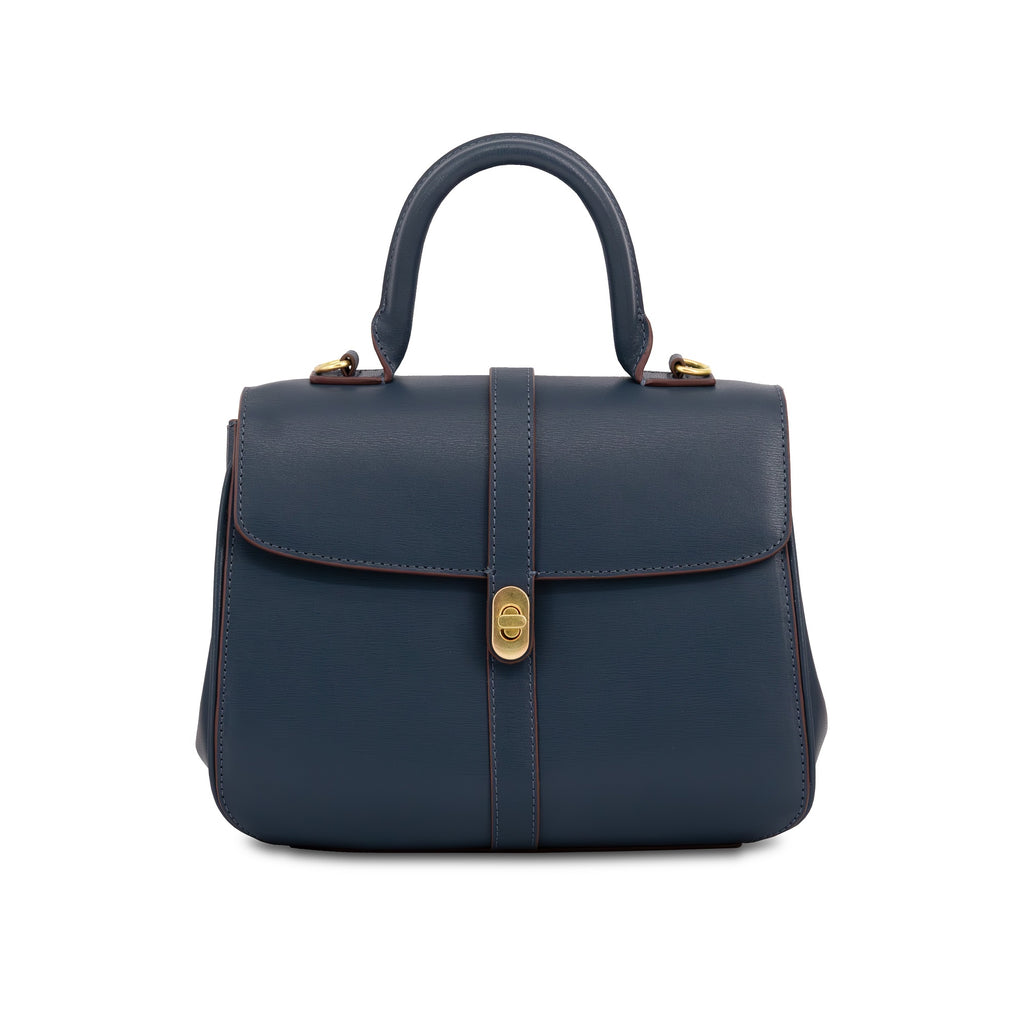 Penelope Leather Satchel Bag - Samuel Ashley