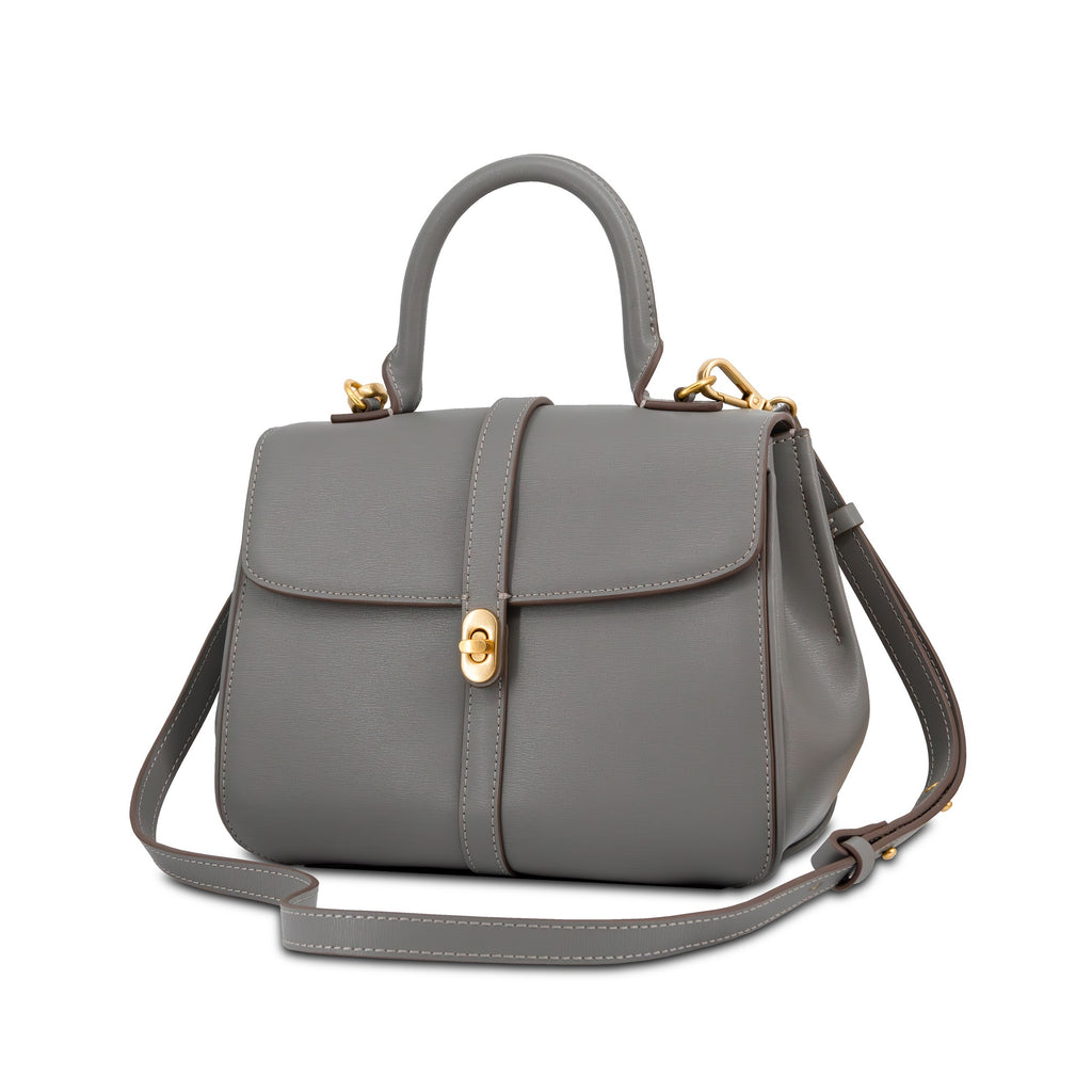 Penelope Leather Satchel Bag - Samuel Ashley