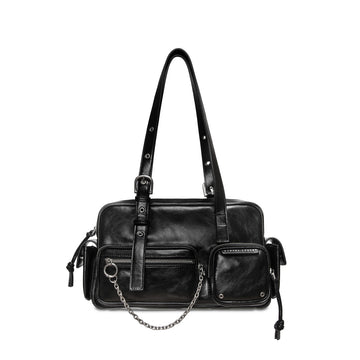 Samuel Ashley - Queen Leather Tote Bag in black