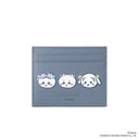 CHIIKAWA Leather Card Holder in blue - Samuel Ashley