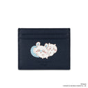 CHIIKAWA Leather Card Holder in navy - Samuel Ashley