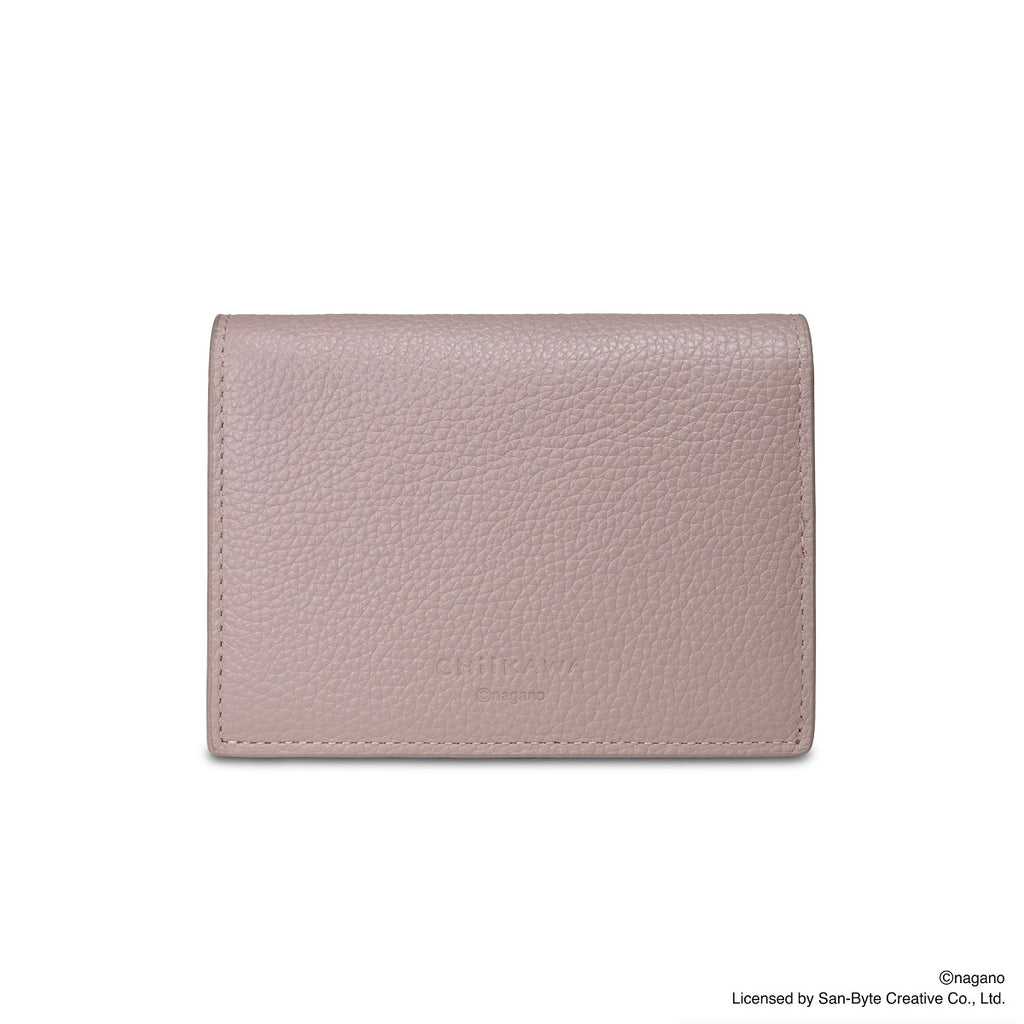 CHIIKAWA Bi-fold Leather Wallet in pink - Chiikawa - Samuel Ashley