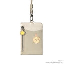 CHIIKAWA Leather ID Badge Holder in beige - Usagi - Samuel Ashley