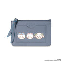 CHIIKAWA Leather Key Purse in blue - Samuel Ashley