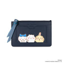 CHIIKAWA Leather Key Purse in navy - Samuel Ashley