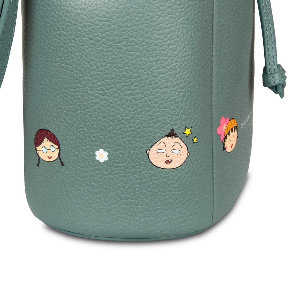 Samuel Ashley x Chibi Maruko Chan Leather Bucket Bag - Pixie