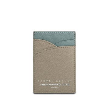 Samuel Ashley x Chibi Maruko Chan Leather Card Holder - Taupe