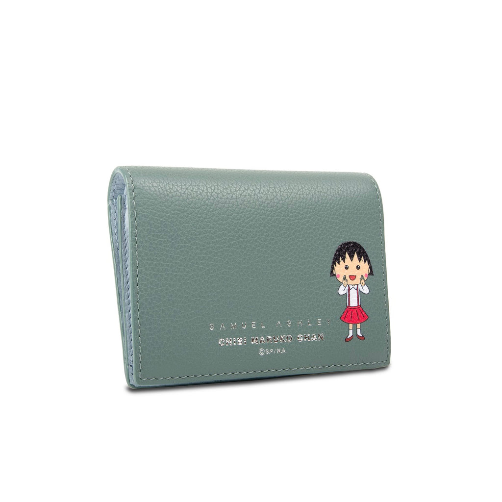 Samuel Ashley x Chibi Maruko Chan Bi-fold Leather Wallet - Pixie
