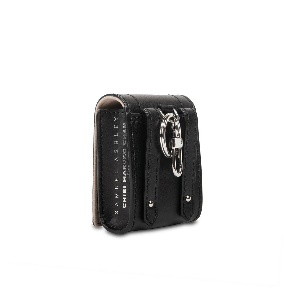 Samuel Ashley x Chibi Maruko Chan AirPods Leather Case - Black