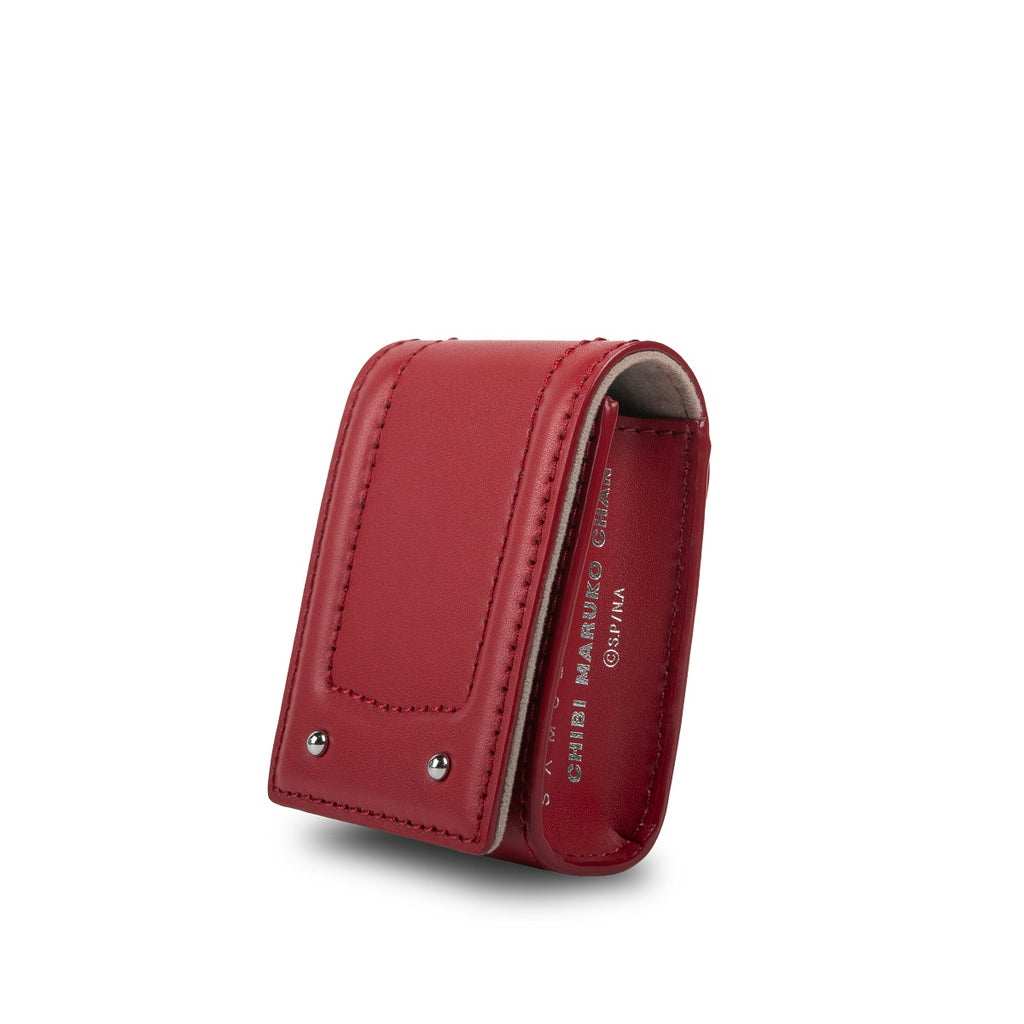 Samuel Ashley x Chibi Maruko Chan AirPods Leather Case - Cherry