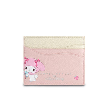 Samuel Ashley x Sanrio Characters Leather Card Holder - My Melody - Baby Pink