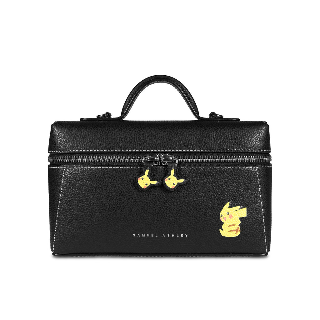 Samuel Ashley - Pokémon Leather Vanity Crossbody Bag in black