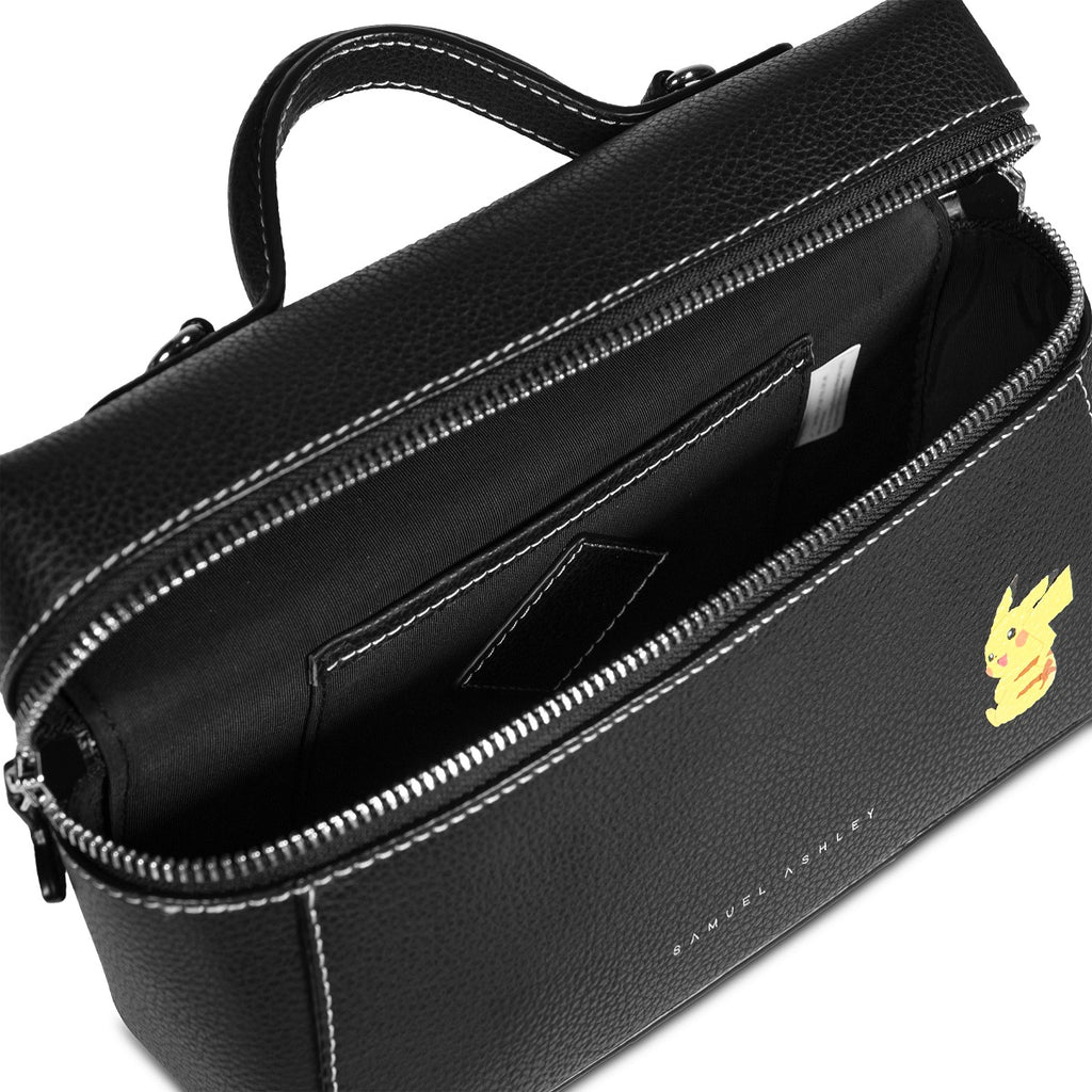 Samuel Ashley - Pokémon Leather Vanity Crossbody Bag in black