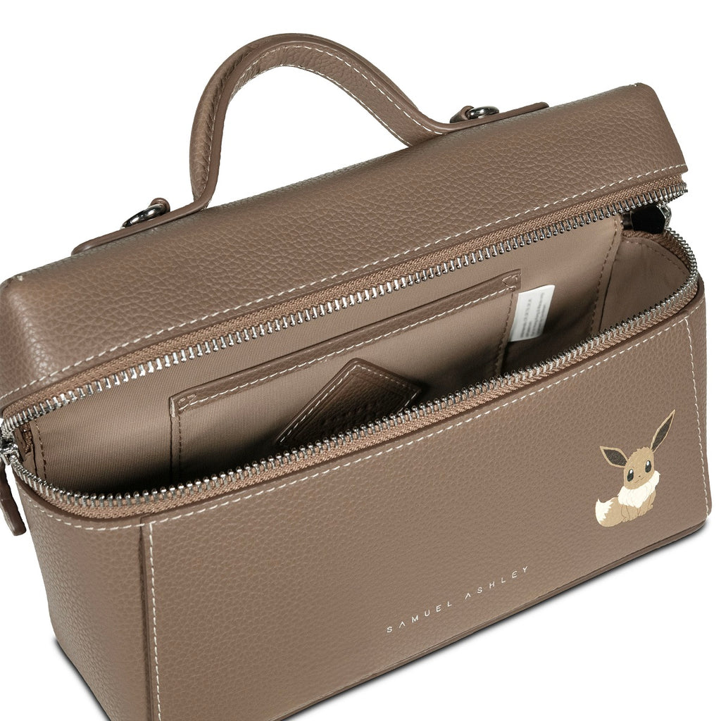 Samuel Ashley - Pokémon Leather Vanity Crossbody Bag in`truffle