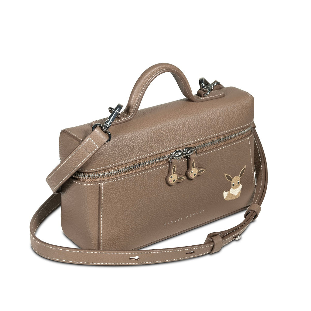 Samuel Ashley - Pokémon Leather Vanity Crossbody Bag in`truffle