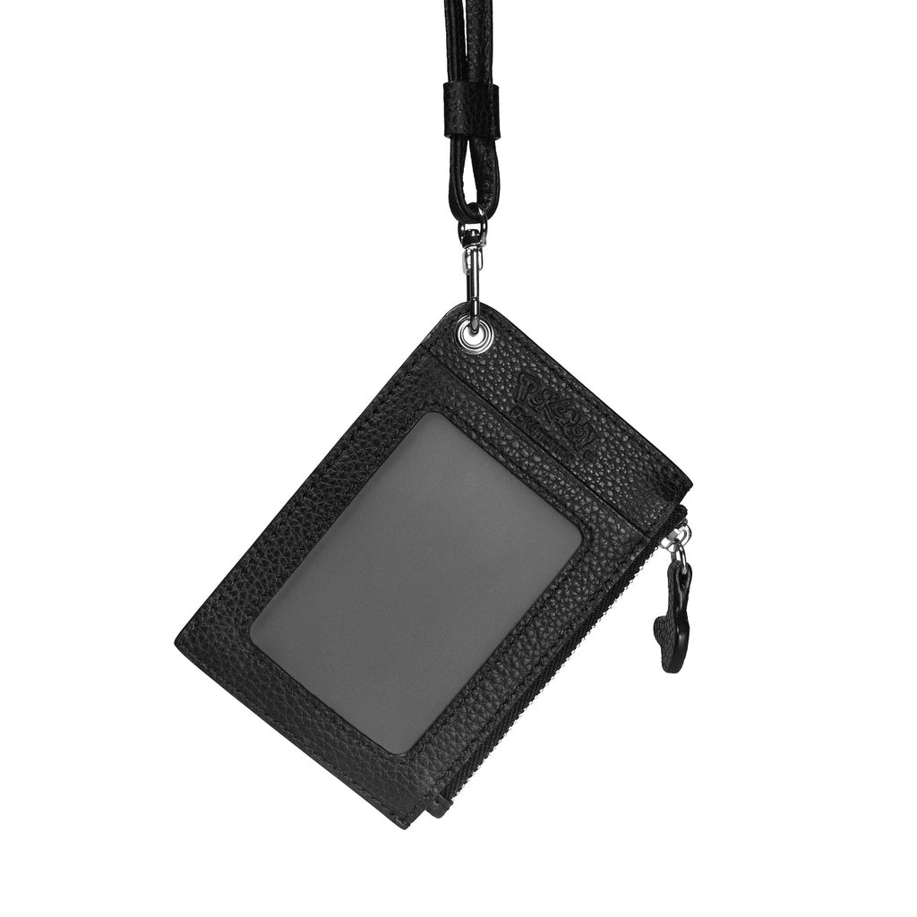 Samuel Ashley - Pokémon Leather ID Badge Holder in black