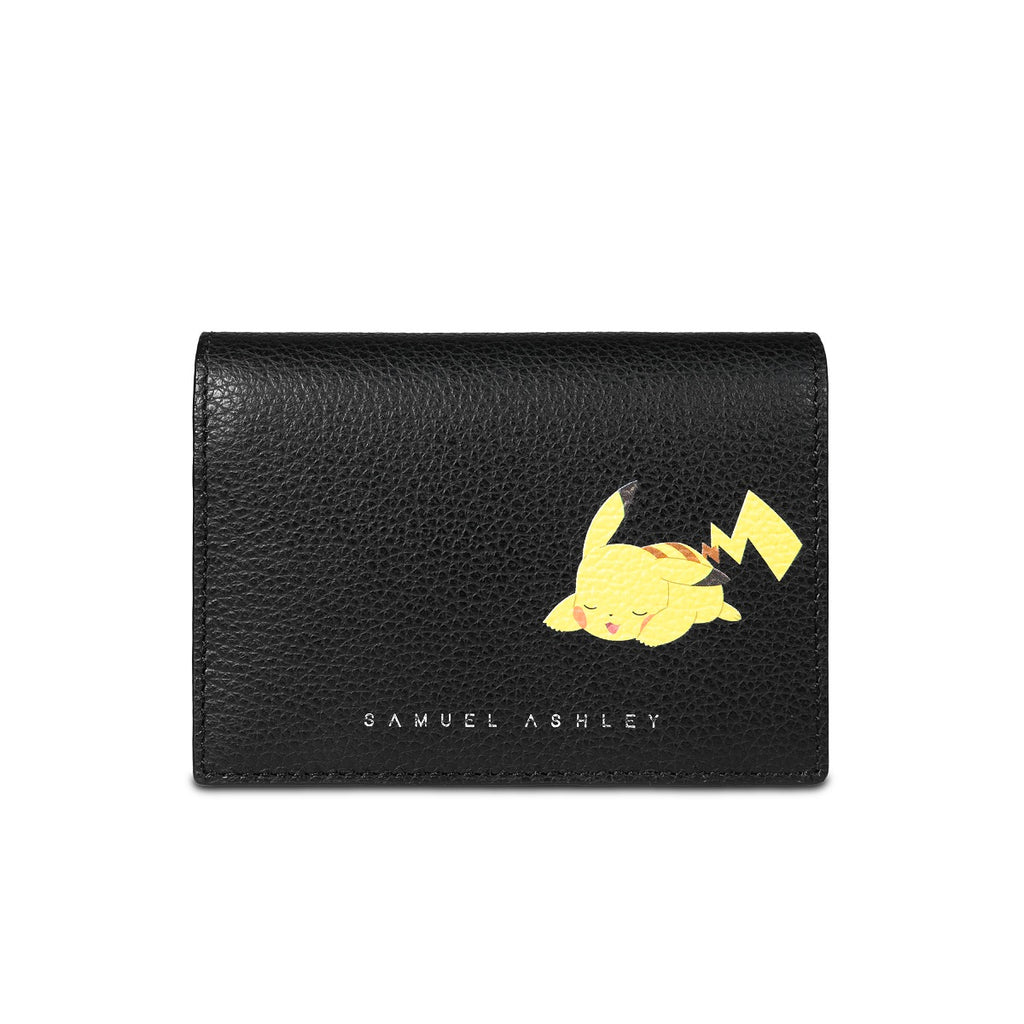 Samuel Ashley - Pokémon Bi-fold Leather Wallet in black