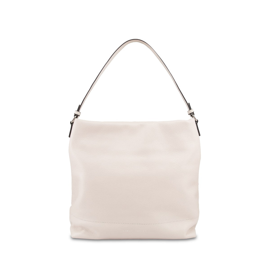 Samuel Ashley - Savannah Leather Hobo in craie