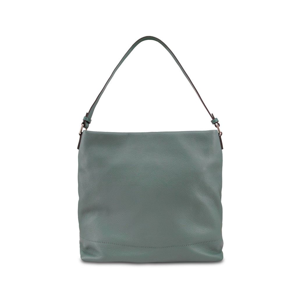 Samuel Ashley - Savannah Leather Hobo in jungle green