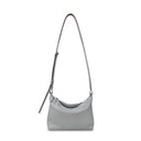 Samuel Ashley - Shelly Leather Crossbody Bag in ash grey