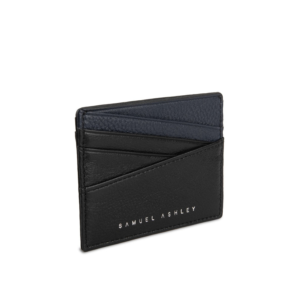 Samuel Ashley - Silas Leather Card Holder in black