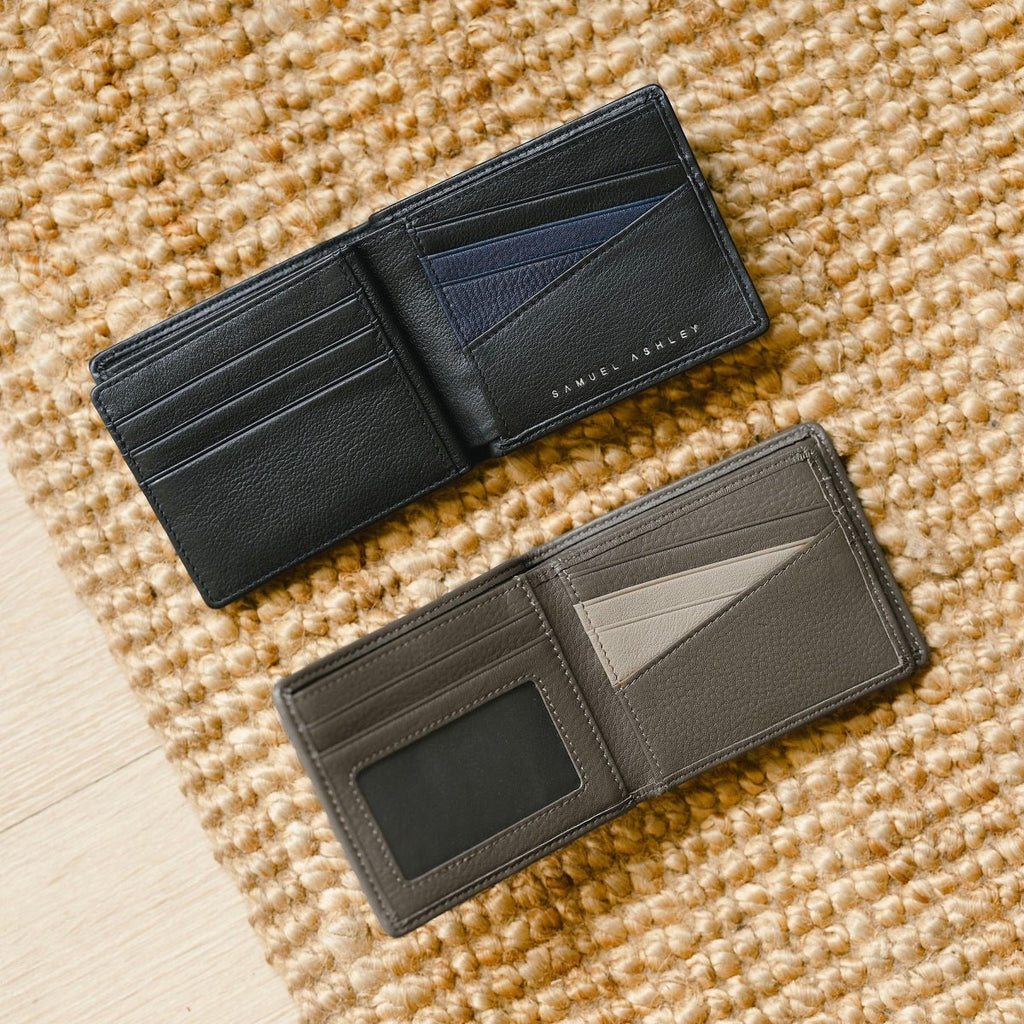 Samuel Ashley - Grayson Leather Bi-fold Wallet with Extra Flap (RFID) 