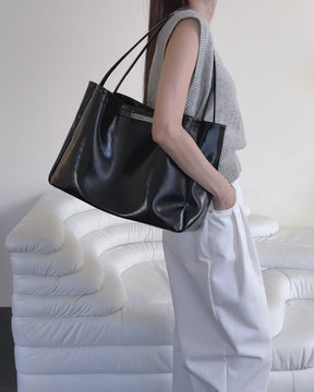 MARHEN.J Casey Large Vegan Leather Shopper Tote - Samuel Ashley