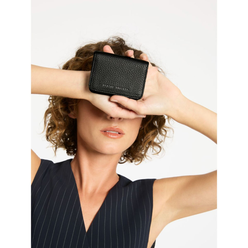 STATUS ANXIETY -  Miles Away Leather Card Holder Wallet - Samuel Ashley