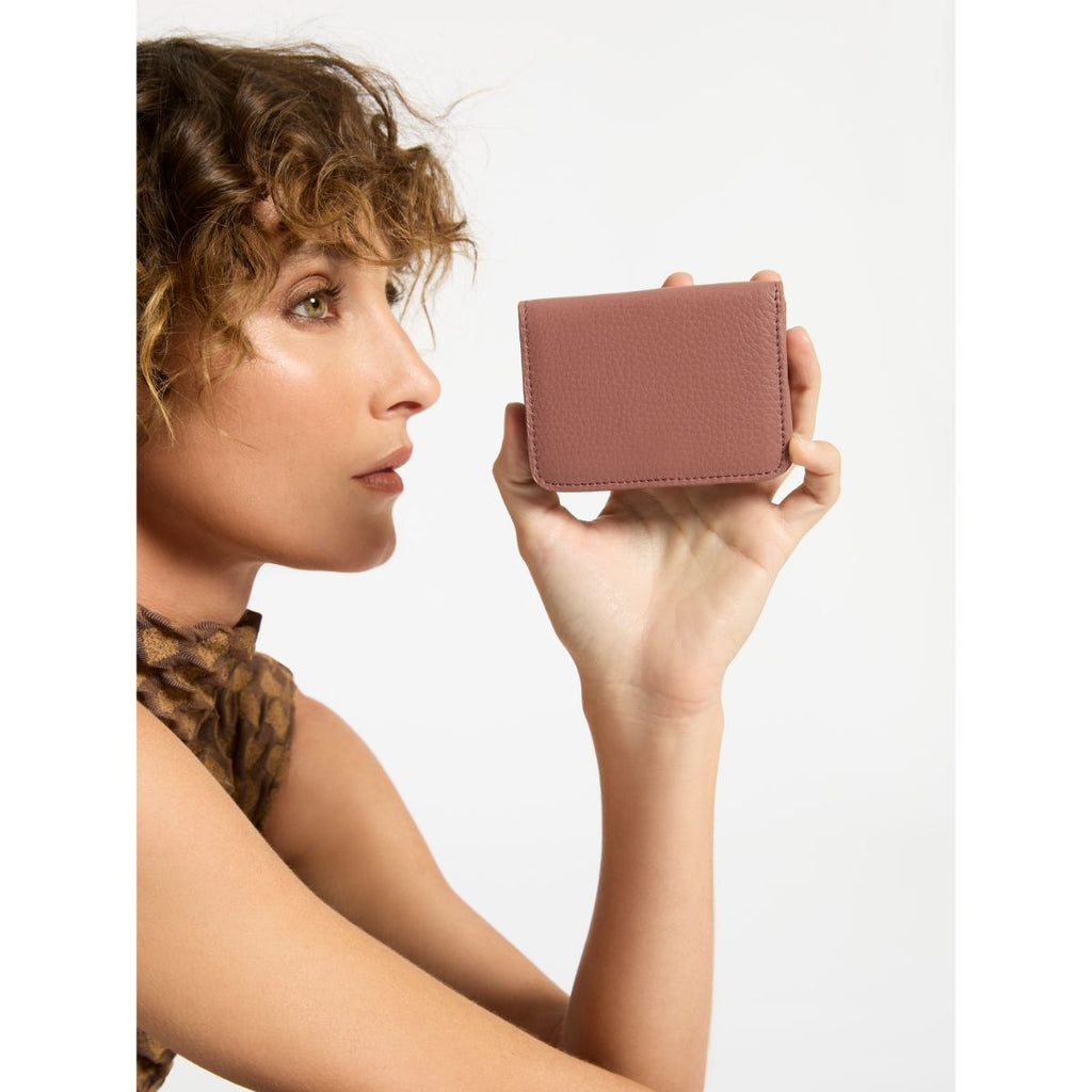 STATUS ANXIETY -  Miles Away Leather Card Holder Wallet - Samuel Ashley