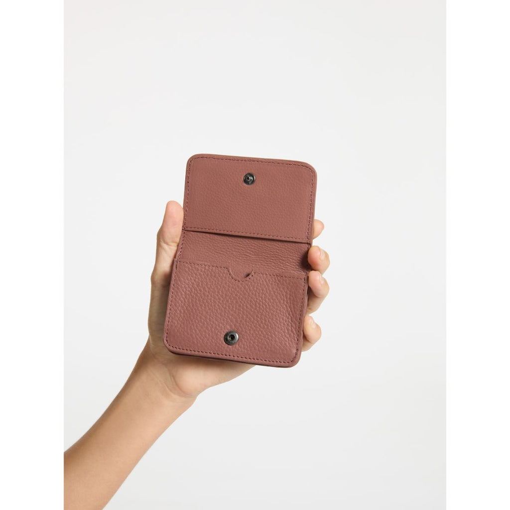 STATUS ANXIETY -  Miles Away Leather Card Holder Wallet - Samuel Ashley