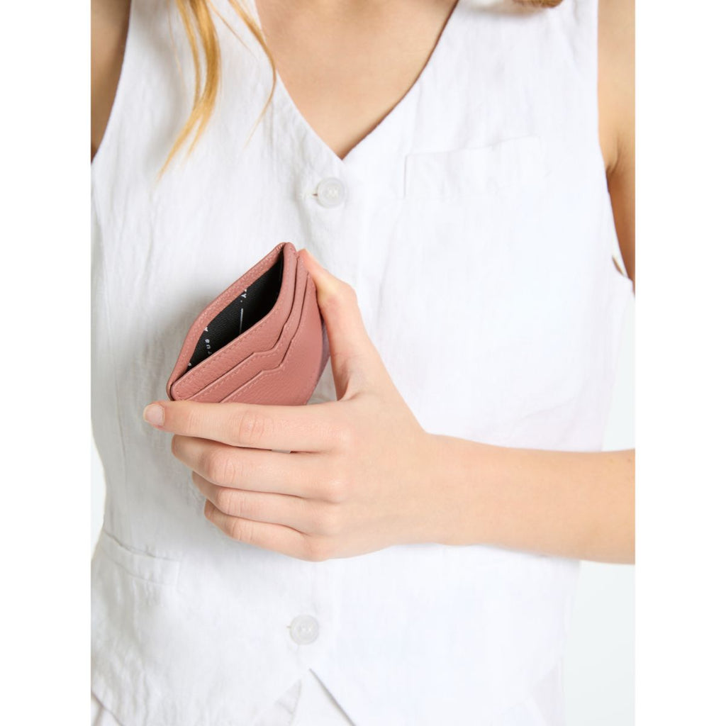 STATUS ANXIETY -  Together For Now Leather Card Holder - Samuel Ashley