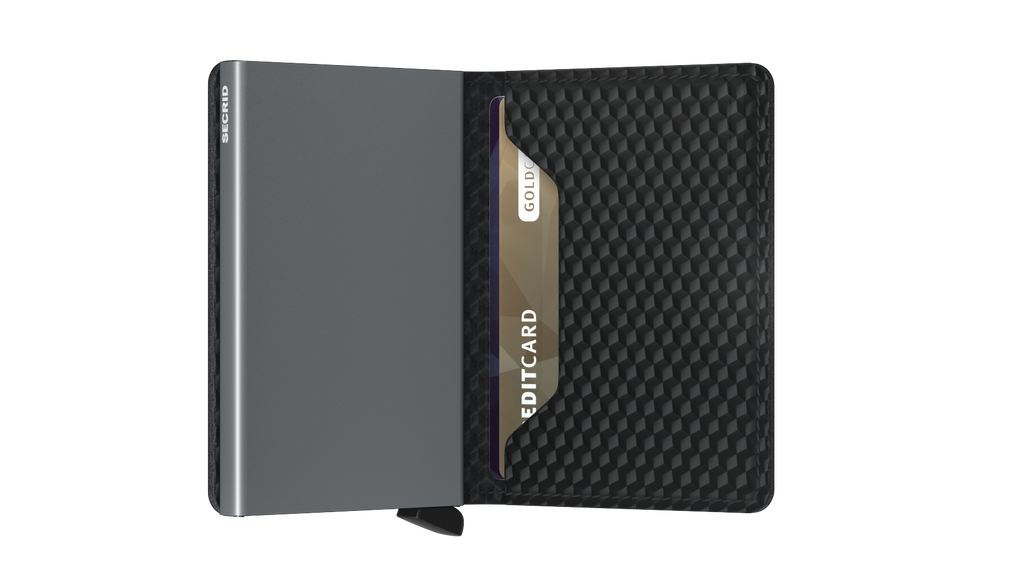 SECRID - Slimwallet Cubic Black Titanium - Samuel Ashley