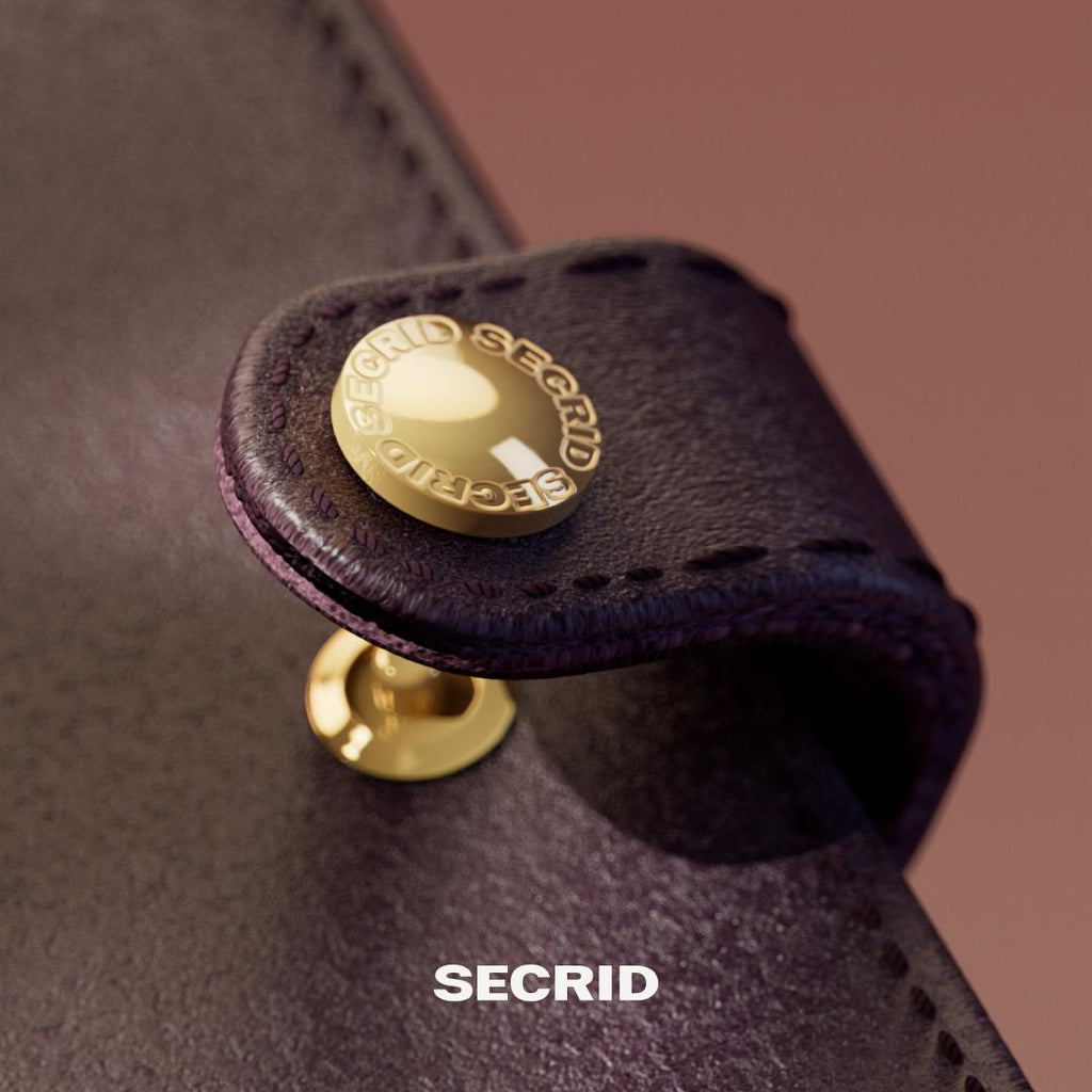 SECRID - Premium Slimwallet Emboss Lines Black - Samuel Ashley