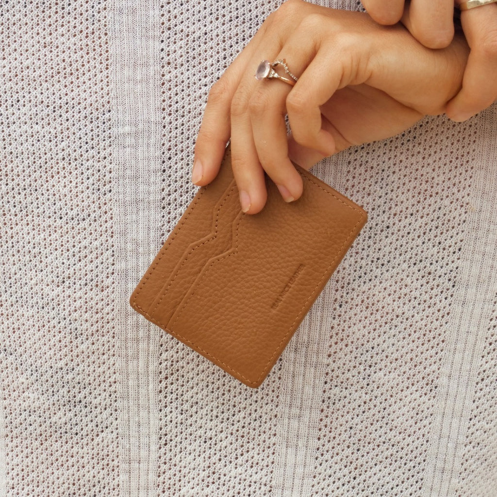 STATUS ANXIETY -  Together For Now Leather Card Holder - Samuel Ashley